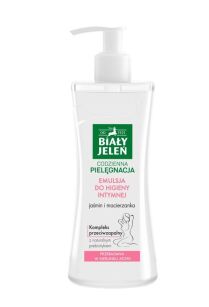 BIAŁY JELEŃ emulsja do higieny intymnej z jaśminem i macierzanką 265 ml