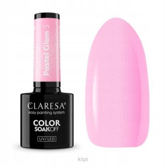 Claresa Lakier Hybrydowy UV/LED Pastel Glam 3 5 g