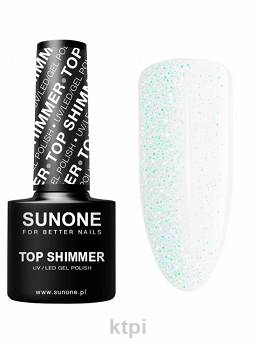 Sunone Top Shimmer z drobinkami UV/LED 5 ml
