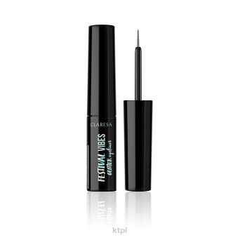 Claresa Festival Vibes eyeliner brokatowy 01 Greyglow 4g