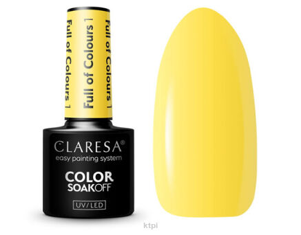 Claresa Lakier Hybrydowy 1 Full of Colours 5 ml