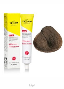 Yellow Professional Alfaparf  Color Permanent farba do włosów KOLOR 7 COOL COVER 100 ml