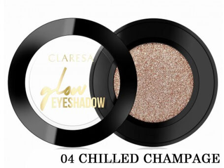 Claresa Glow Eyeshadow cień do powiek 04 Chilled Champage 1,2 g