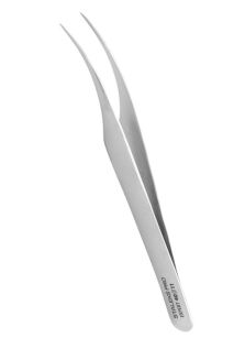 Staleks Pro Expert pęseta do przedłużania rzęs skośna TE-40/11