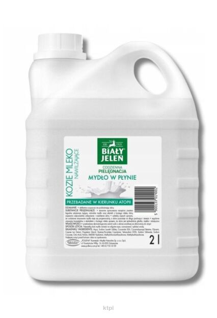 Biały Jeleń mydło w płynie kozie mleko 2000 ml