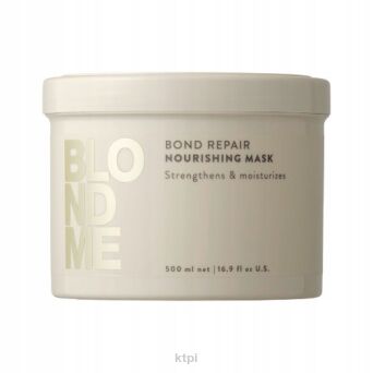 Schwarzkopf BlondMe Bond Repair Maska Wzmacniająco-Nawilżająca 500 ml