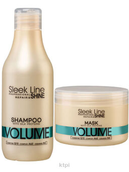 STAPIZ SLEEK LINE SZAMPON DO WŁOSÓW CIENKICH 300 + MASKA REGENERUJĄCA 250