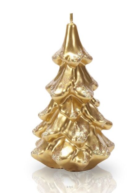 Bartek Candles Świeca Choinka Złota 80x150 mm