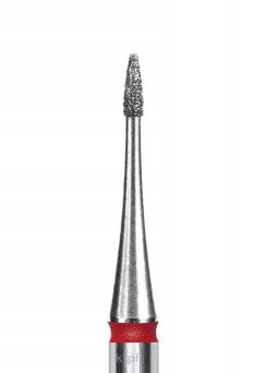 STALEKS frez diamentowy FA12R010/3 red płomyk