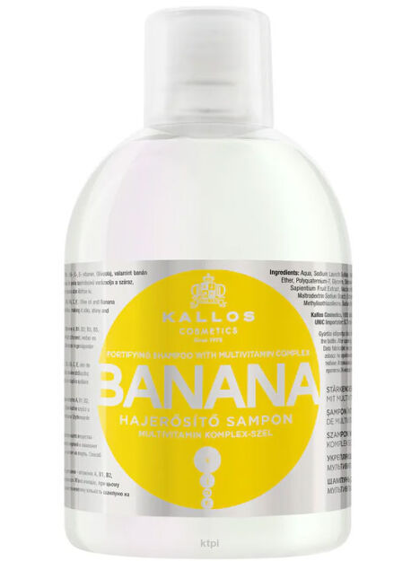 Kallos KJMN Szampon Banan Z Multiwitaminą 1000ml