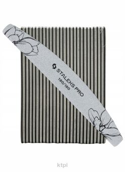 Pilniki mineralne Staleks Expert półksiężyc łódka 180/180 25 sztuk