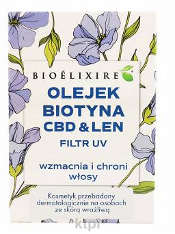 Bioelixire Olejek wzmacniający biotyna CBD len 20