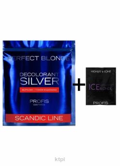 SCANDIC DECOLORANT SILVER BLONDE ROZJAŚNIACZ 500 g PAKIET 10 sztuk + 200szt Ice Blonde 40g