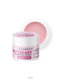 Claresa Soft & Easy Żel Budujący Glam Pink 90 g