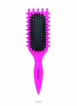 ORIGINAL BEST BUY Szczotka do włosów kręconych Curly różowa  do loków i fal