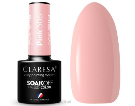 Claresa Lakier Hybrydowy 506 Pink 5 ml