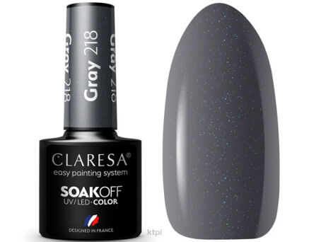 Claresa Lakier Hybrydowy 218 Gray 5 ml