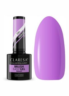 Claresa Brush Easy Gel żel do paznokci w butelce Violet 5 ml