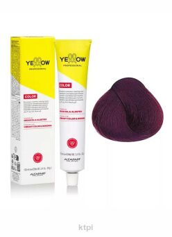 Yellow Professional Alfaparf  Color Permanent farba do włosów KOLOR 5.26 100 ml