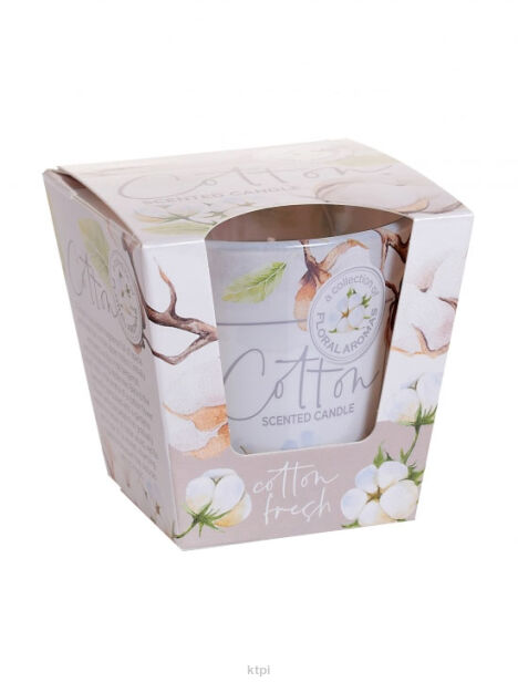 Bartek Candles Cotton Fresh Świeca Zapachowa 115 g