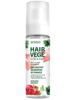 Sessio Hair Vege Szampon w piance z szałwią i granatem