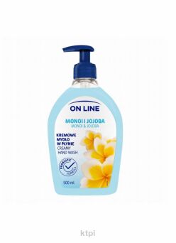 ON LINE kremowe mydło w płynie monoi i jojoba 500 ml