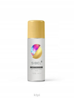 Sibel Lakier koloryzujący  Metaliczny Hair Colour Złoty 125 ml