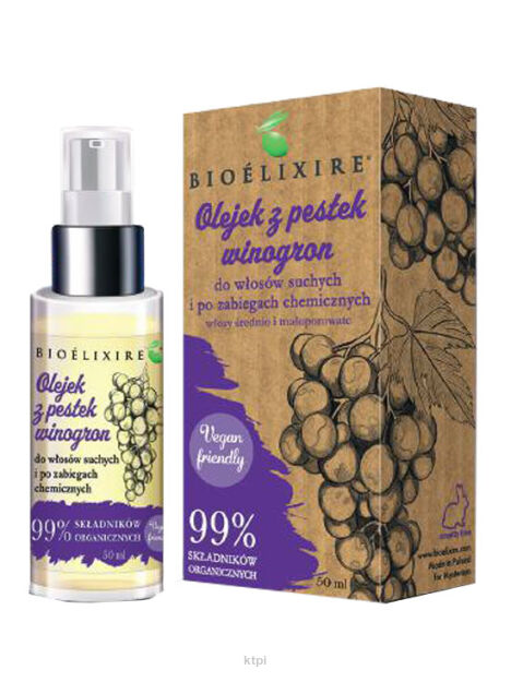 Bioelixire Organic Olejek Z Pestek Winogron 50 ml