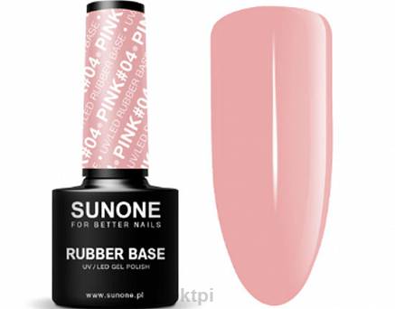 Sunone Baza kauczukowa Rubber Base Pink 04 5 g