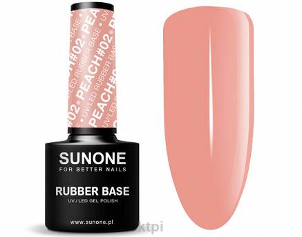 Sunone Baza kauczukowa Rubber Base Peach 02 5 g