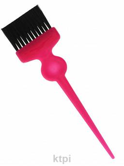 Pędzelek do farbowania różowy czarnym włosie 5 cm