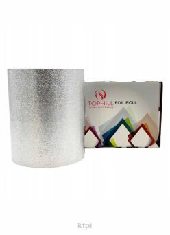 TOPHILL Folia fryzjerska ryflowana w rolce 127mm x 100m SILVER
