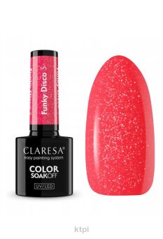 Claresa Lakier Hybrydowy 3 Funky Disco 5 ml