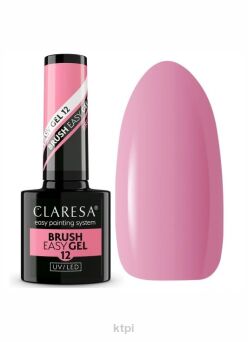 Claresa Brush Easy Gel żel do paznokci w butelce kolor 12 5 ml