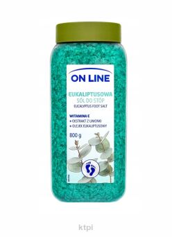 ON LINE sól do kąpieli stóp Eukaliptusowa 800 g