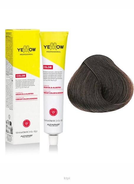 Yellow Professional Alfaparf  Color Permanent farba do włosów KOLOR 6 COOL COVER 100 ml