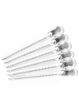 Fox Klipsy fryzjerskie metalowe srebrne 6 sztuk 7 cm - 4