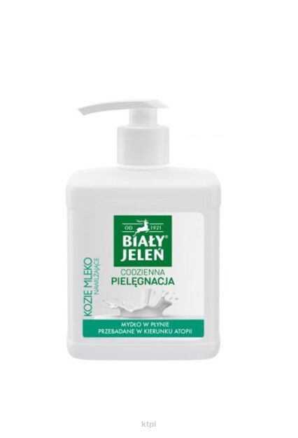 BIAŁY JELEŃ mydło w płynie kozie mleko nawilżające z pompką 500 ml