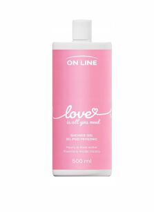 ON LINE Żel pod prysznic Love - piwonia i woda różana 500 ml