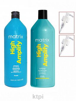 Matrix High Amplify Szampon +ODŻYWKA 1l+2 X Pompka