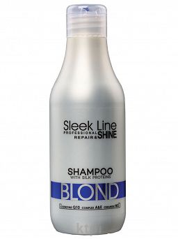 Stapiz Sleek Line Szampon Z Jedwabiem Blond 300 ml