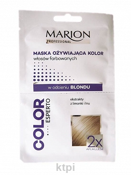 Marion Maska Odżywiająca Kolor Blond 2 X 20 g 