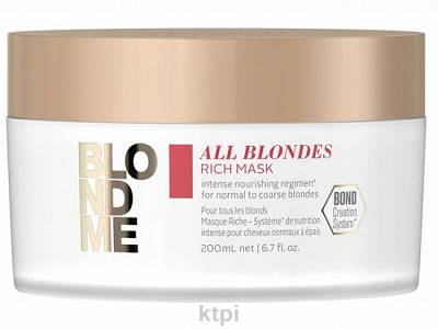 Schwarzkopf BlondMe All Blondes Maska Bogata 200ml