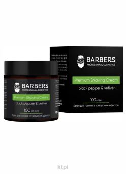 Barbers Black Pepper Vetiver Krem do Golenia 100 ml