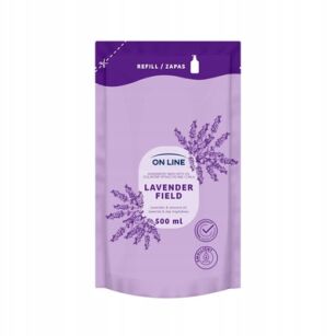 ON LINE Olejkowe Mydło 2w1 Lavender Field Zapas 500 ml