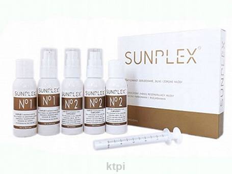 Sunplex Zabieg Do Regeneracji Włosów 5 X 50 ml