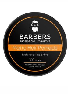 Barbers High Hold Matowa Pomada do Włosów Mocna 100 ml