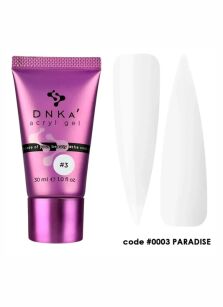 DNKA żel akrylowy kolor 0003 paradise w tubce 30 g