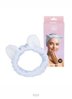 ILU Opaska kosmetyczna na włosy Niebieska