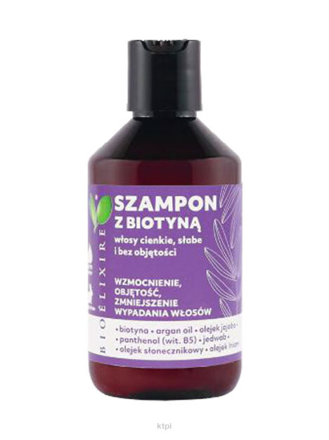 Bioelixire Z Biotyną Szampon Objętość 300 ml